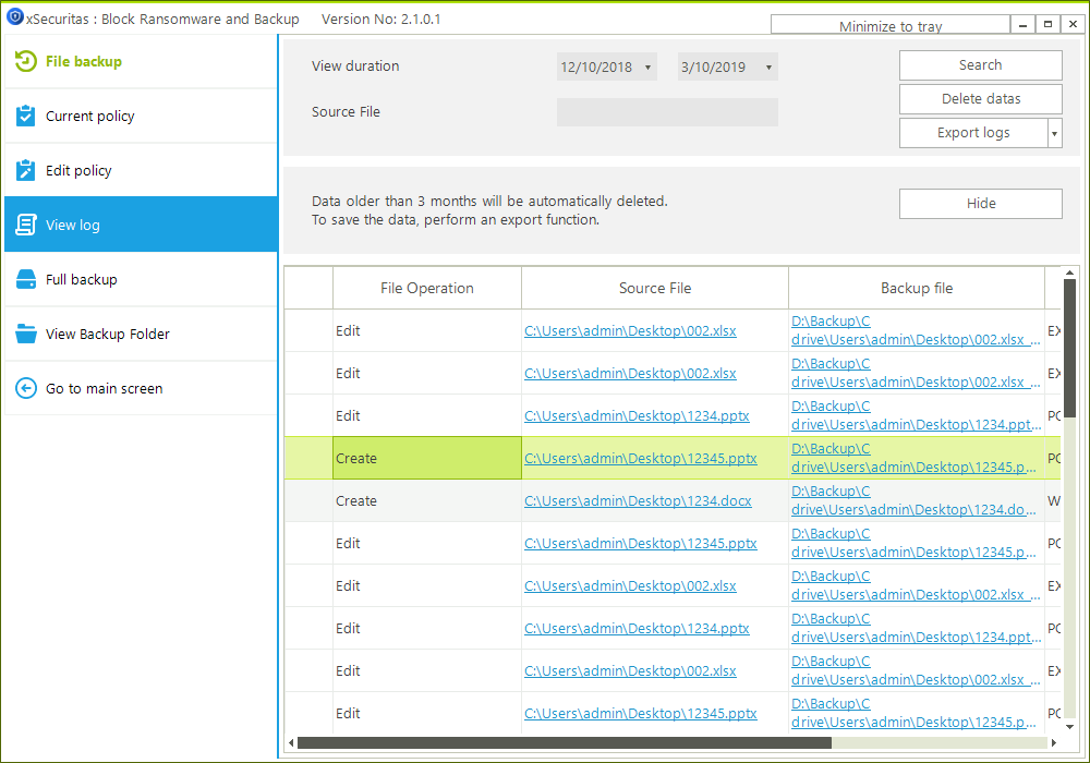 Block Ransomware and Backup 4