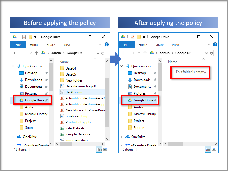 Do you want to protect your cloud sync folder data safe while you are away from your PC? This